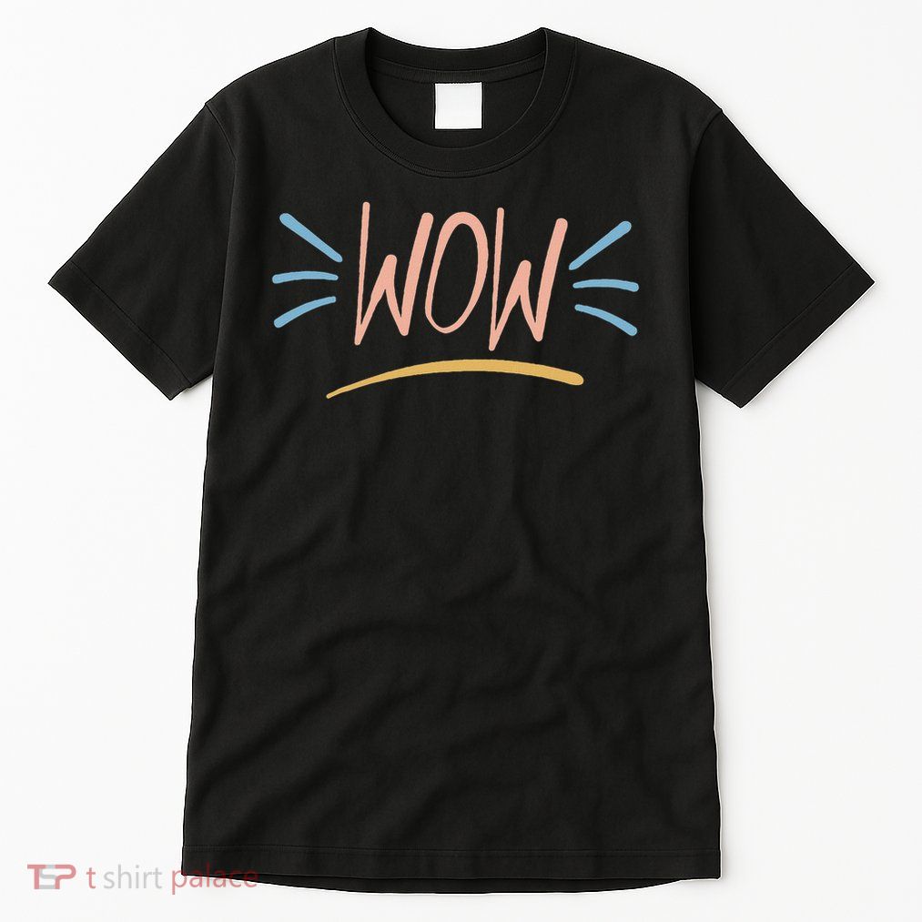 Great Family Designs Wow Boom! Cartoon Black Tall T-Shirt