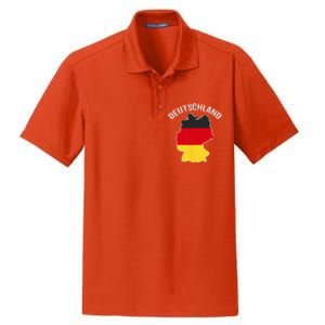 German Flag Deutschland Germany Map Dry Zone Grid Polo