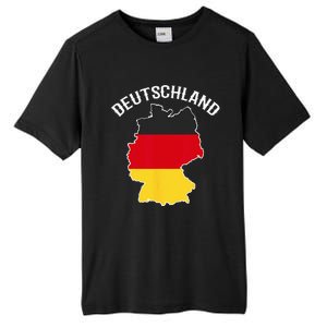 German Flag Deutschland Germany Map Tall Fusion ChromaSoft Performance T-Shirt