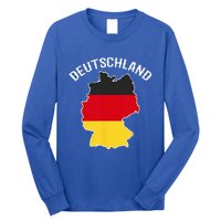 German Flag Deutschland Germany Map Long Sleeve Shirt