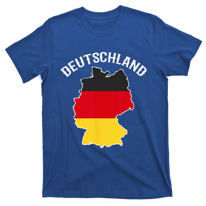 German Flag Deutschland Germany Map T-Shirt