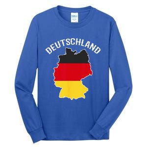 German Flag Deutschland Germany Map Tall Long Sleeve T-Shirt