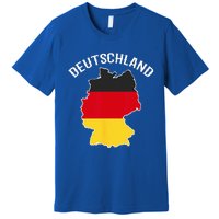 German Flag Deutschland Germany Map Premium T-Shirt