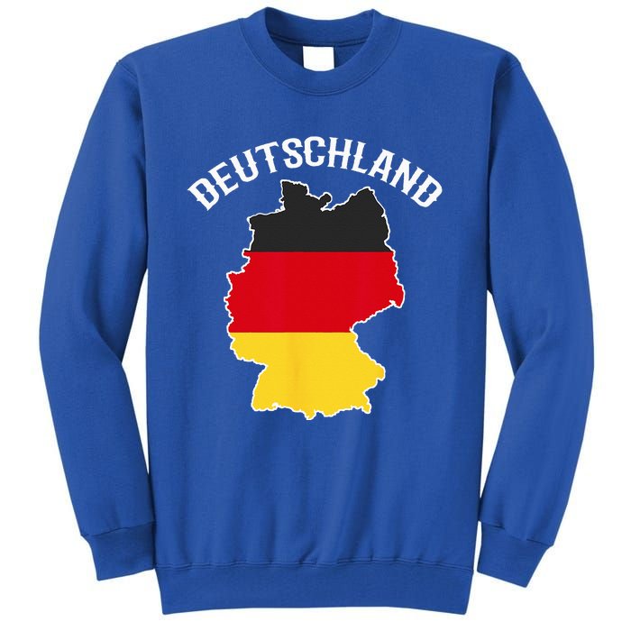 German Flag Deutschland Germany Map Tall Sweatshirt