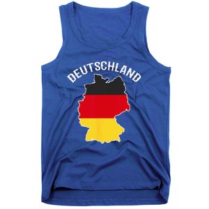 German Flag Deutschland Germany Map Tank Top