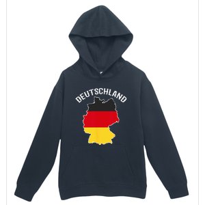 German Flag Deutschland Germany Map Urban Pullover Hoodie