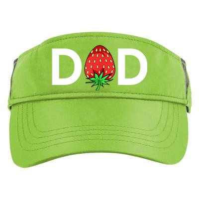 Gift For Dad Cute Strawberry Dad Gift Adult Drive Performance Visor