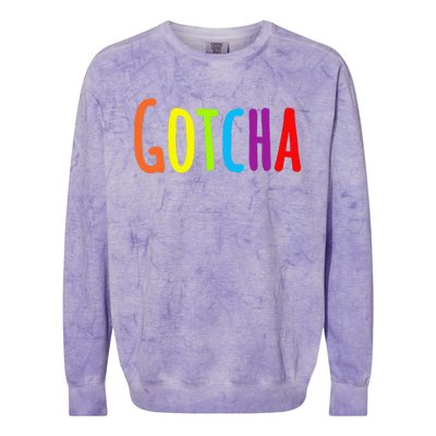 Gotcha Forever Day Colorblast Crewneck Sweatshirt