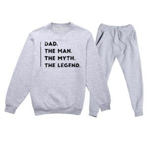 Gifts For Dad Birthday Funny From Son Daughter Cool Premium Crewneck Sweatsuit Set