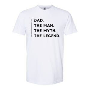 Gifts For Dad Birthday Funny From Son Daughter Cool Softstyle CVC T-Shirt