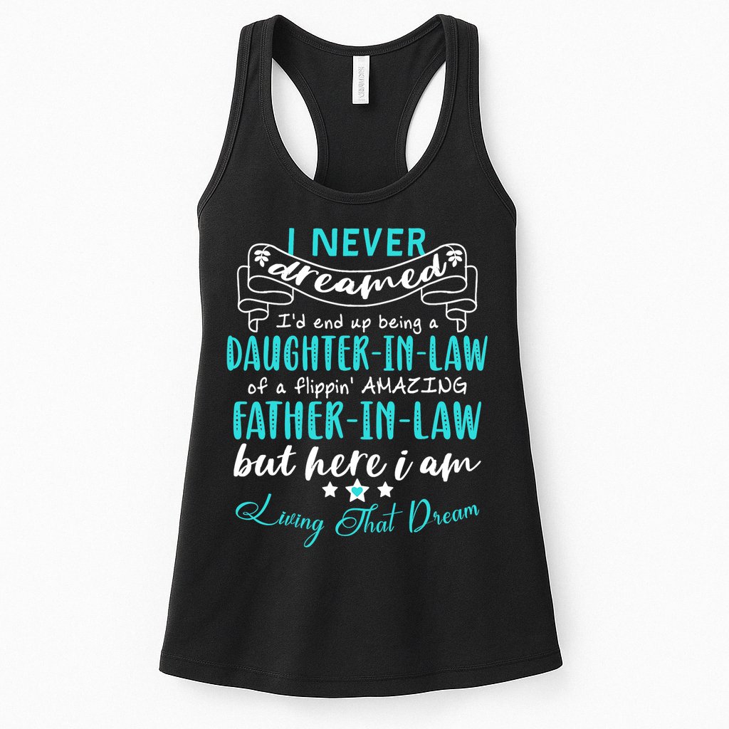 Gift For Daughter In Law From Amazing Father In Law Funny Womens Tank Top