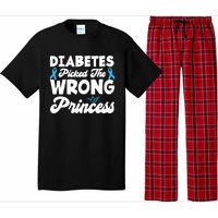 Girls Funny Diabetes Picked The Wrong Princess T1D Awareness Pajama Set