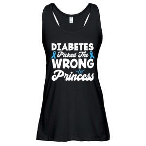 Girls Funny Diabetes Picked The Wrong Princess T1D Awareness Ladies Essential Flowy Tank