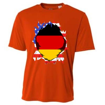 Ger Flag Deutschland Heritage Pride Gery Oktoberfest Gift Cooling Performance Crew T-Shirt