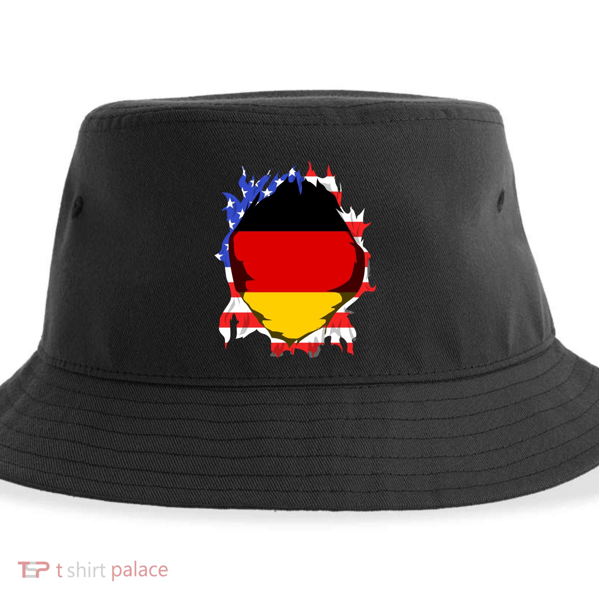 Ger Flag Deutschland Heritage Pride Gery Oktoberfest Gift Sustainable Bucket Hat