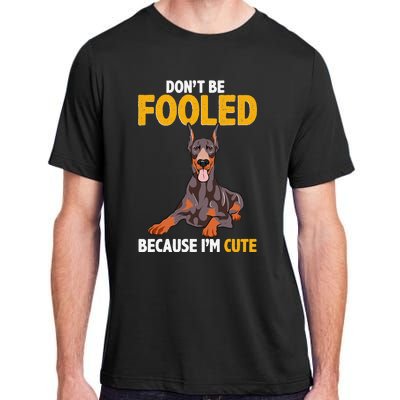 Gift for Dobie Doberman Pinscher Sayings Adult ChromaSoft Performance T-Shirt