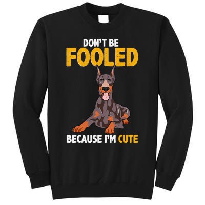 Gift for Dobie Doberman Pinscher Sayings Tall Sweatshirt