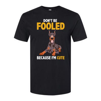 Gift for Dobie Doberman Pinscher Sayings Softstyle® CVC T-Shirt