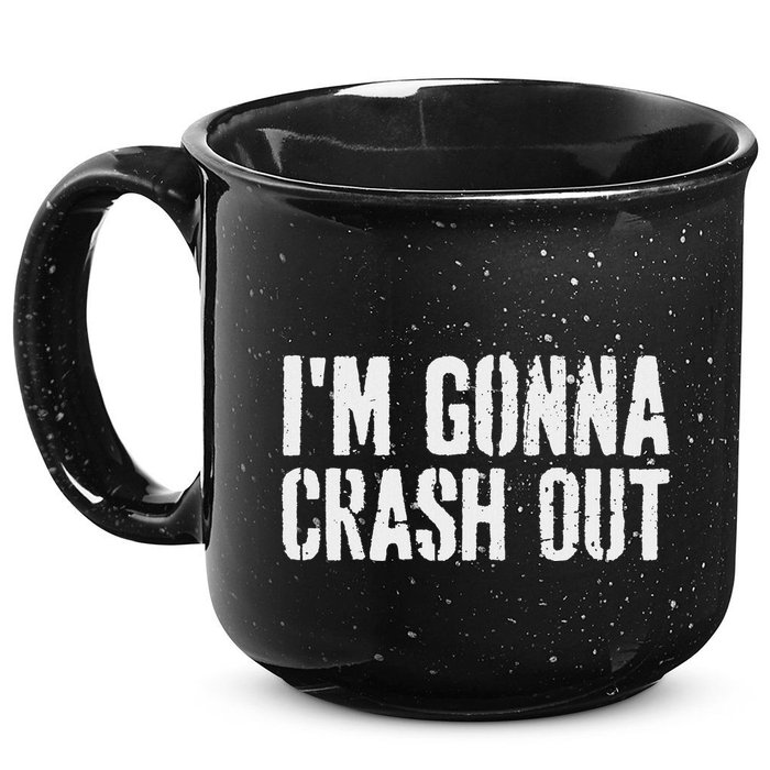 Grunge Funny Dank Meme IM Gonna Crash Out 15oz Campfire Ceramic Mug