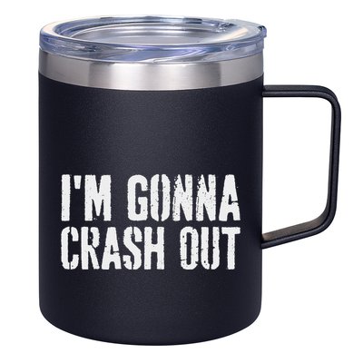 Grunge Funny Dank Meme IM Gonna Crash Out 12oz Stainless Steel Coffee Mug
