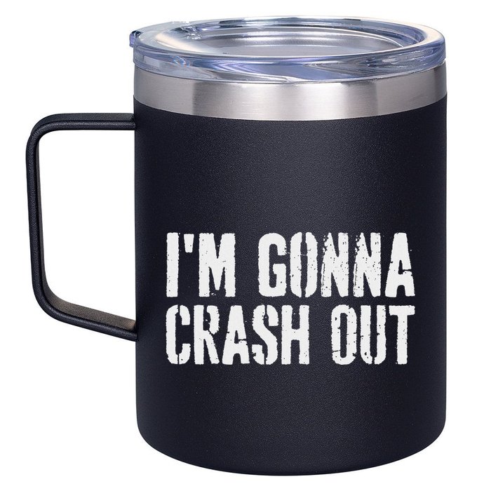 Grunge Funny Dank Meme IM Gonna Crash Out 12oz Stainless Steel Coffee Mug