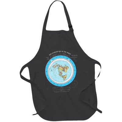 Gleason Flat Earth Map Blue Flat Earth Map Flat Earth Apron