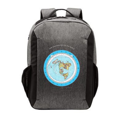 Gleason Flat Earth Map Blue Flat Earth Map Flat Earth Vector Backpack