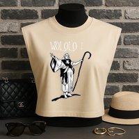 Geek For Empire Game Fans Monk Age Wololo Garment-Dyed Women's Muscle Tee