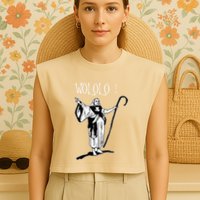 Geek For Empire Game Fans Monk Age Wololo Garment-Dyed Women's Muscle Tee