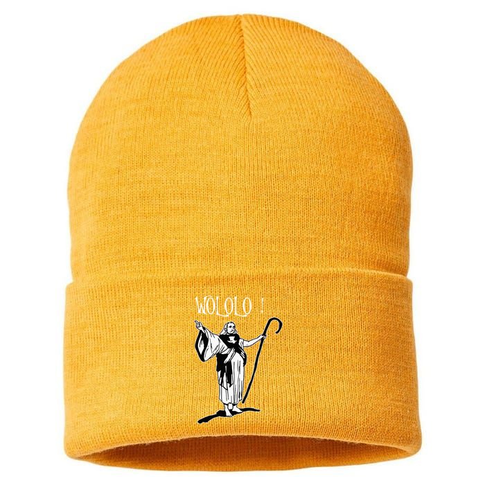 Geek For Empire Game Fans Monk Age Wololo Sustainable Knit Beanie
