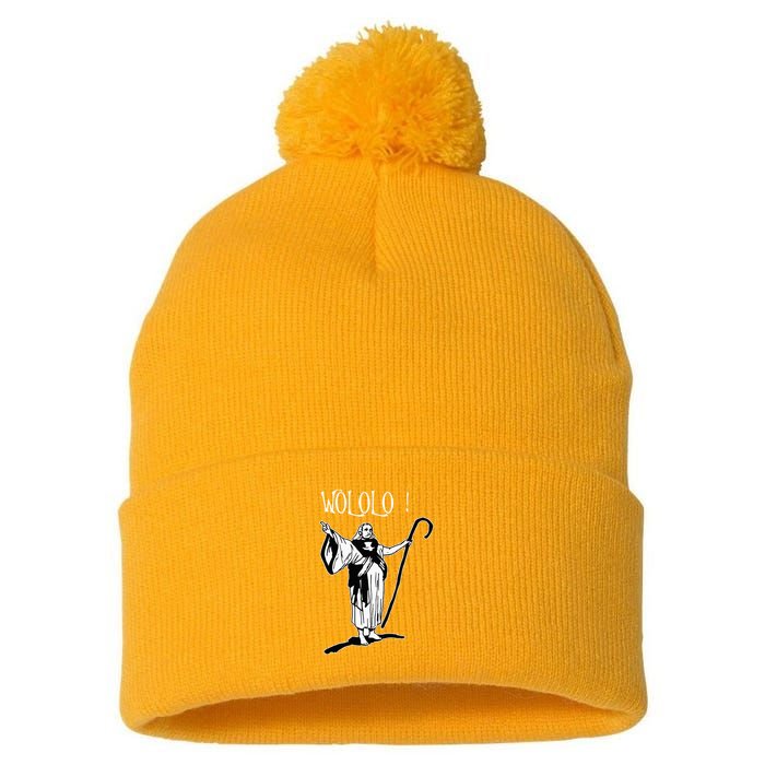 Geek For Empire Game Fans Monk Age Wololo Pom Pom 12in Knit Beanie
