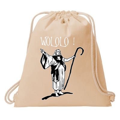 Geek For Empire Game Fans Monk Age Wololo Drawstring Bag