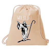 Geek For Empire Game Fans Monk Age Wololo Drawstring Bag