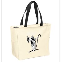 Geek For Empire Game Fans Monk Age Wololo Zip Tote Bag