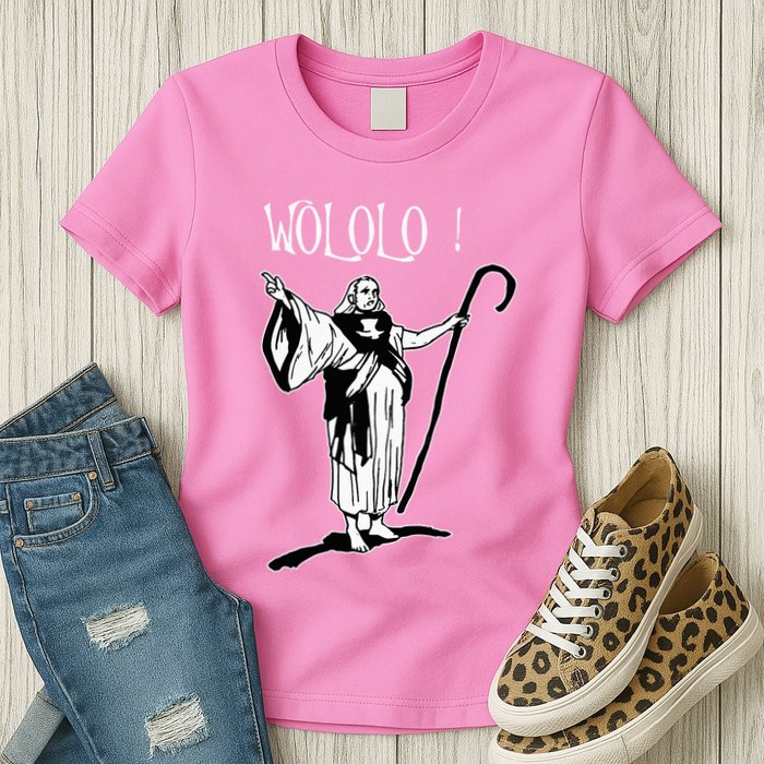 Geek For Empire Game Fans Monk Age Wololo Womens T-Shirt