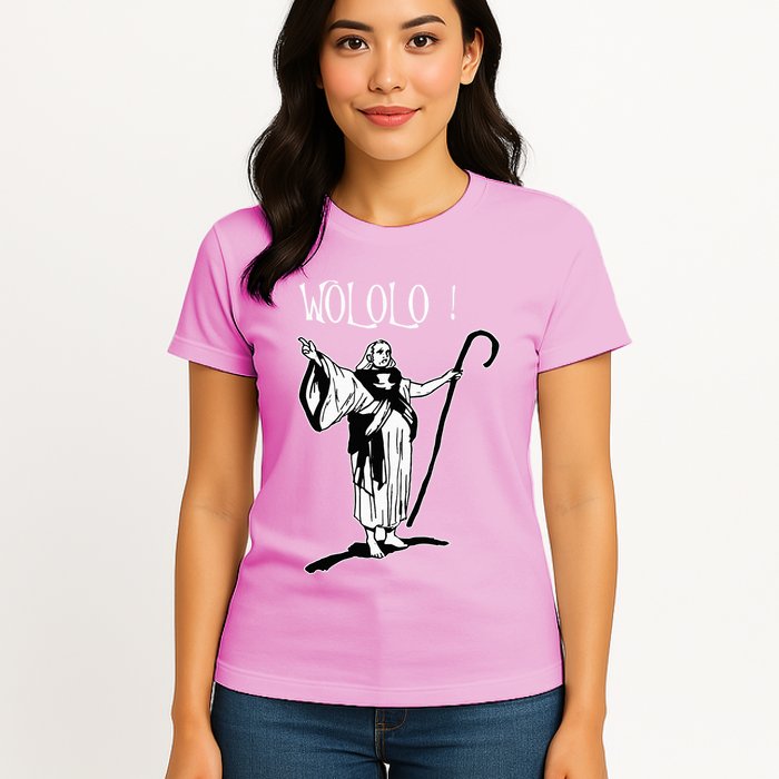 Geek For Empire Game Fans Monk Age Wololo Womens T-Shirt