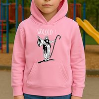 Geek For Empire Game Fans Monk Age Wololo Kids Hoodie