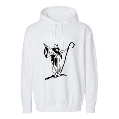 Geek For Empire Game Fans Monk Age Wololo Garment-Dyed Fleece Hoodie