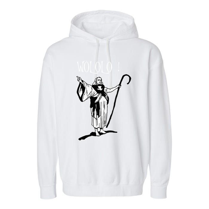 Geek For Empire Game Fans Monk Age Wololo Garment-Dyed Fleece Hoodie