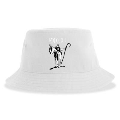 Geek For Empire Game Fans Monk Age Wololo Sustainable Bucket Hat