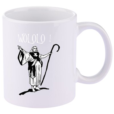 Geek For Empire Game Fans Monk Age Wololo 11oz C Handle Ceramic Mug