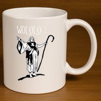 Geek For Empire Game Fans Monk Age Wololo 11oz C Handle Ceramic Mug