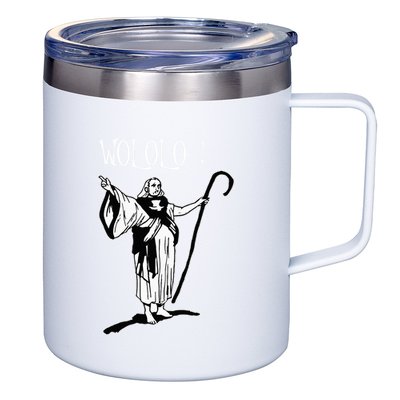 Geek For Empire Game Fans Monk Age Wololo 12oz Stainless Steel Coffee Mug