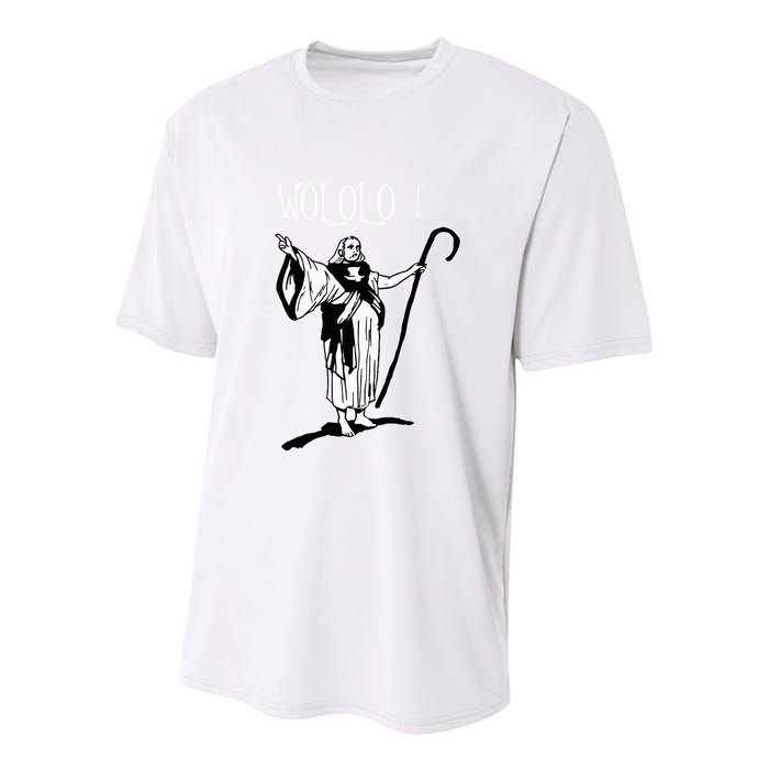 Geek For Empire Game Fans Monk Age Wololo Youth Performance Sprint T-Shirt