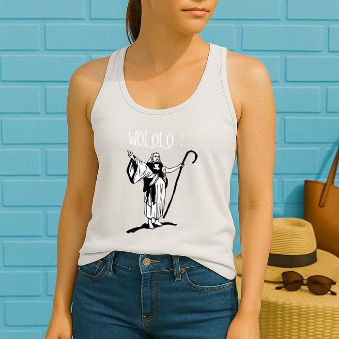 Geek For Empire Game Fans Monk Age Wololo Womens Tank Top