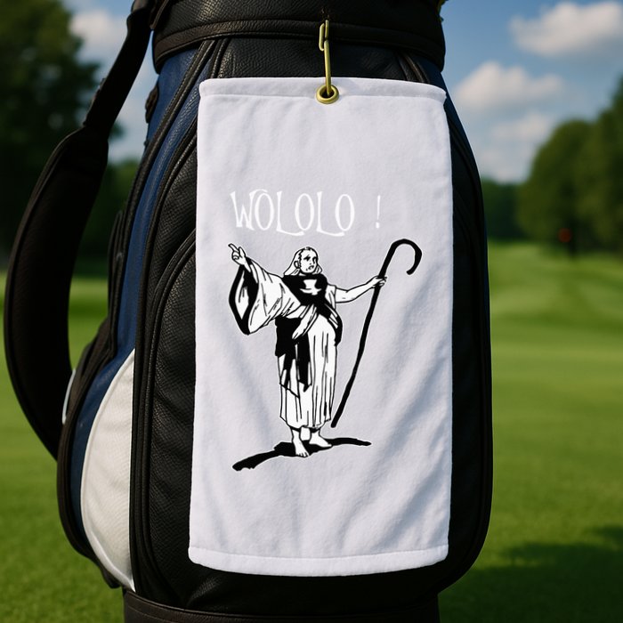 Geek For Empire Game Fans Monk Age Wololo Golf Towel