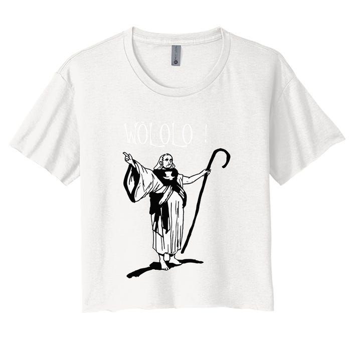 Geek For Empire Game Fans Monk Age Wololo Crop Top