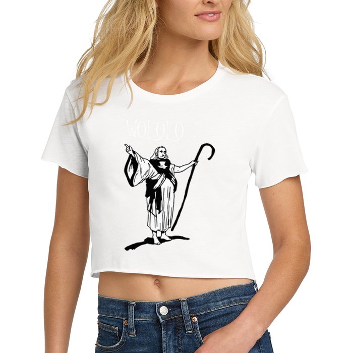 Geek For Empire Game Fans Monk Age Wololo Crop Top