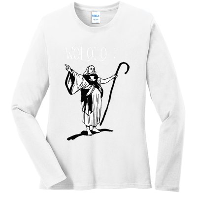 Geek For Empire Game Fans Monk Age Wololo Ladies Long Sleeve Shirt
