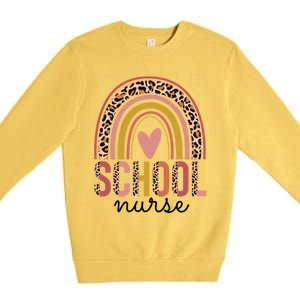 Gift For Eletary School Nurse Funny Gift Premium Crewneck Sweatshirt